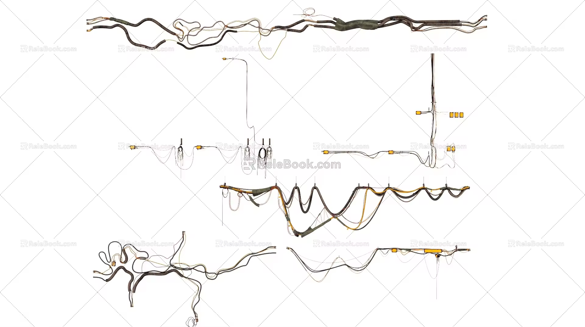 Line wire 3d model