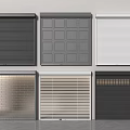 Various Security Door Designs With Different Materials And Styles For Home Security 3d model