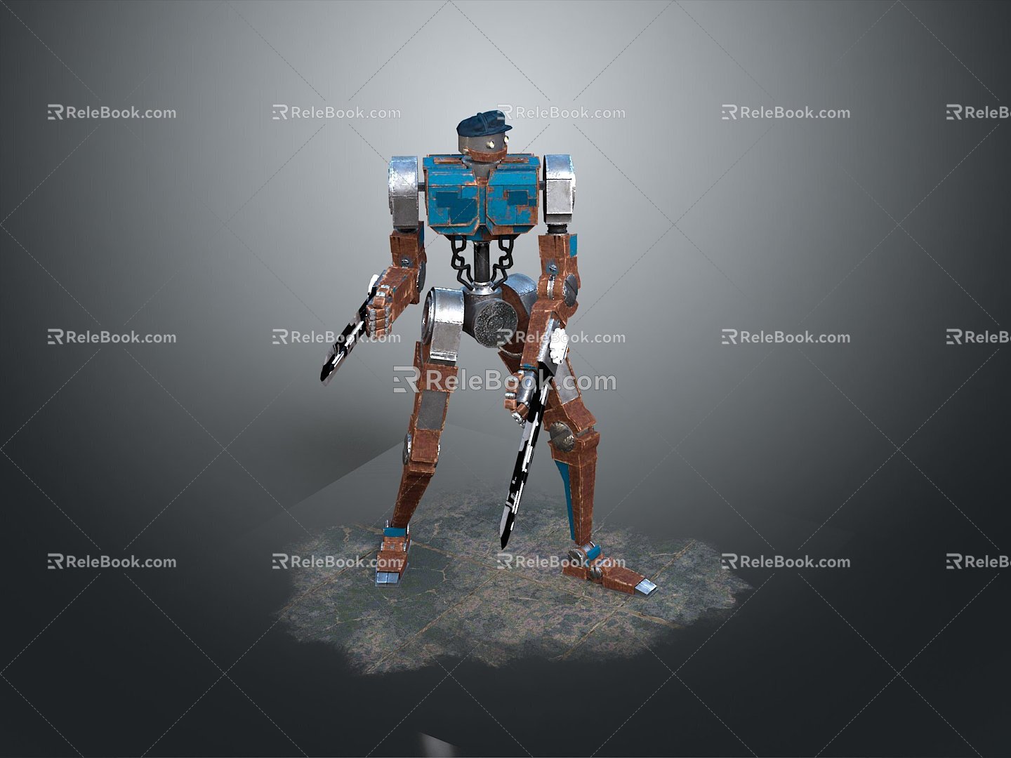 Mech Warrior Mech Soldier Machine Battlearm Mechanical Battlearm Machine Fighter Robot 3d model