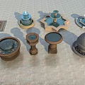 Various Garden Water Fountain Ornaments With Unique Designs For Outdoor Use