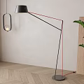 Sofa floor lamp 3d model