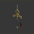 Spear Ancient Weapon Cold Weapon Medieval Item Medieval Weapon Sword Axe 3d model