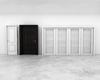 Door combination 3d model