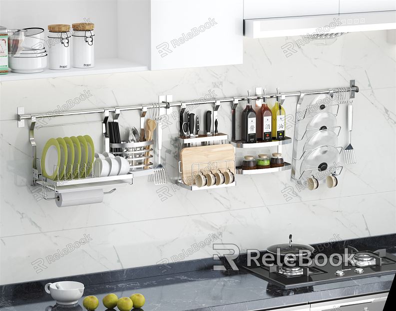 Modern Kitchen Supplies Stainless Steel Kitchen Rack model