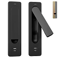 Modern Black Smart Wall Lamp With LED Lighting And Sensor Functionality