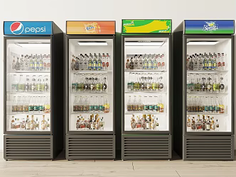 Freezer Refrigerator 3d model