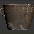 Vintage Cracked Terracotta Pot As Rustic Garden Ornament With Charm