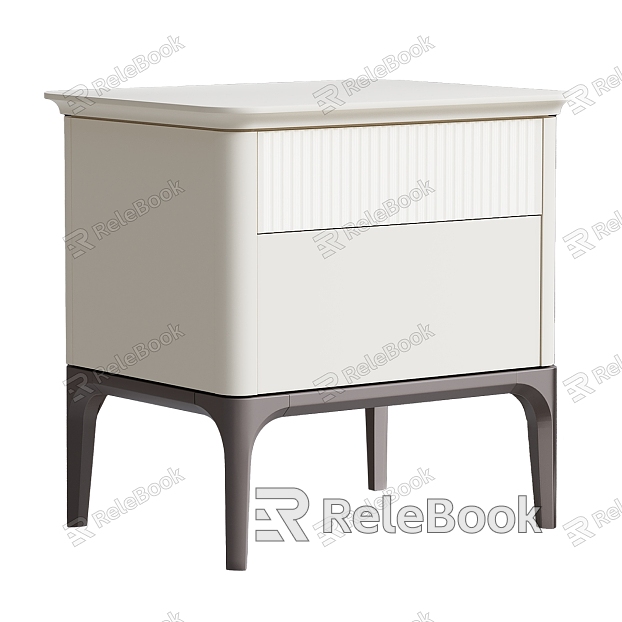 Modern Bedside Table Simple Bedside Table model