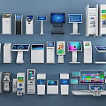 Public Facilities Featuring Various Self Service Kiosks for Information Ticketing and Payment Services