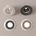 Modern Downlights And Spotlights With Various Design Styles And Color Frames For Interior Lighting