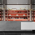Modern Bar Counter 3d model