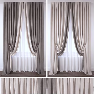 Vintage Curtain 3d model