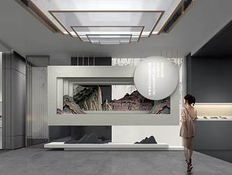 Museum Exhibition Hall 3d model