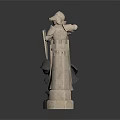 Ornate Chess Pieces Collection With Silver And Black Metal Designs On White Background