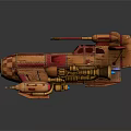 Modern fighter sci-fighter sci-fighter space fighter 3d model