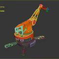 Modern Robot Arm Robot Arm Mechanical Arm Robot Arm Robot Head 3d model