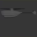 Modern Metallic Solar Powered Aerial Vehicle With Streamlined Body And Propeller