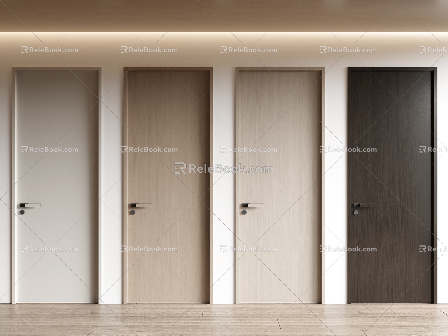 Door Room Door Room Door Bedroom Door Single Door Swing Door Wooden Door 3d model