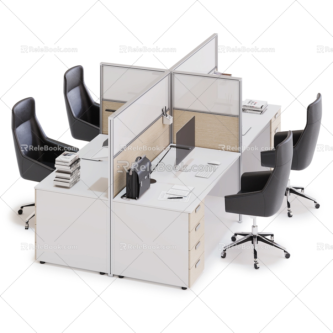 Office Desk and Chair Office Desk and Chair 3d model