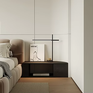 Modern bedside table 3d model