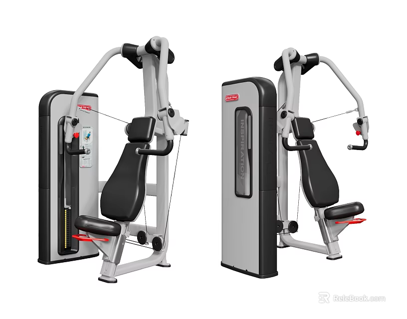 Commercial Strength Training Fitness Equipment With Adjustable Seat And Ergonomic Design 3d model 