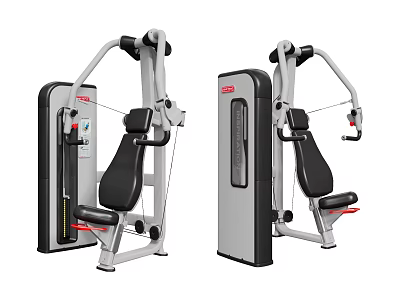 Commercial Strength Training Fitness Equipment With Adjustable Seat And Ergonomic Design 3d model