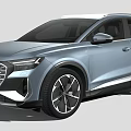 Audi Modern SUV With Sleek Front Grille Headlights And Alloy Wheels