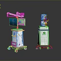 Mobile MEDX Medical Equipment With Display Screen And Mechanical Arm Design