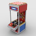 Lego toy blocks grab doll machine 3d model