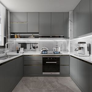 Modern Kitchen 3d model