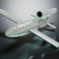 Detailed Airliner Model Showcasing Sleek Fuselage And Aerodynamic Wing Design