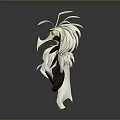 White Mythical Creature With Outstretched Purple Wings And Smooth Surface Reflection