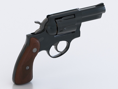 revolver weapon 3d model