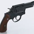 revolver weapon 3d model