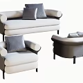 Modern Combination Sofa 3d model