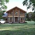 American style single-family villa homestay building villa country house 3d model