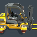 Sci-fi Hover Forklift Forklift Flying Future Car Hover Car Cartoon Car Spaceship 3d model