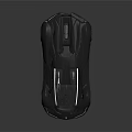 Black Supercar With Sleek Aerodynamic Design Transparent Roof Sharp Lines Red Headlights And Futuristic Look
