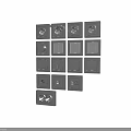 Modern Gray Electrical Switches And Sockets With Various Designs For Daily Electrical Appliances