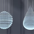 Modern Water Drop Shaped Crystal Chandeliers With Crystal Beads For Interior Decoration