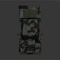 Camouflage Armored Military Vehicle With Off Road Design And Front Bumper