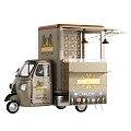 Modern Vending Truck Mobile Vending Truck Food Vending Truck Booth Truck 3d model