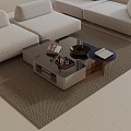 Modern coffee table 3d model