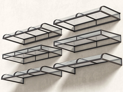 Awning steel glass canopy model