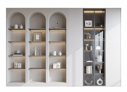 Modern Decorative Cabinet 3d model