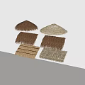 Various Straw Thatch Roof Designs For Outdoor Garden And Patio