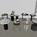 Modern side corner 3d model