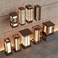 Various Stylish Outdoor Lights With Wooden Frames Glass Shades And Exterior Mounting Designs