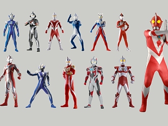 Ultraman Silhouette 3d model