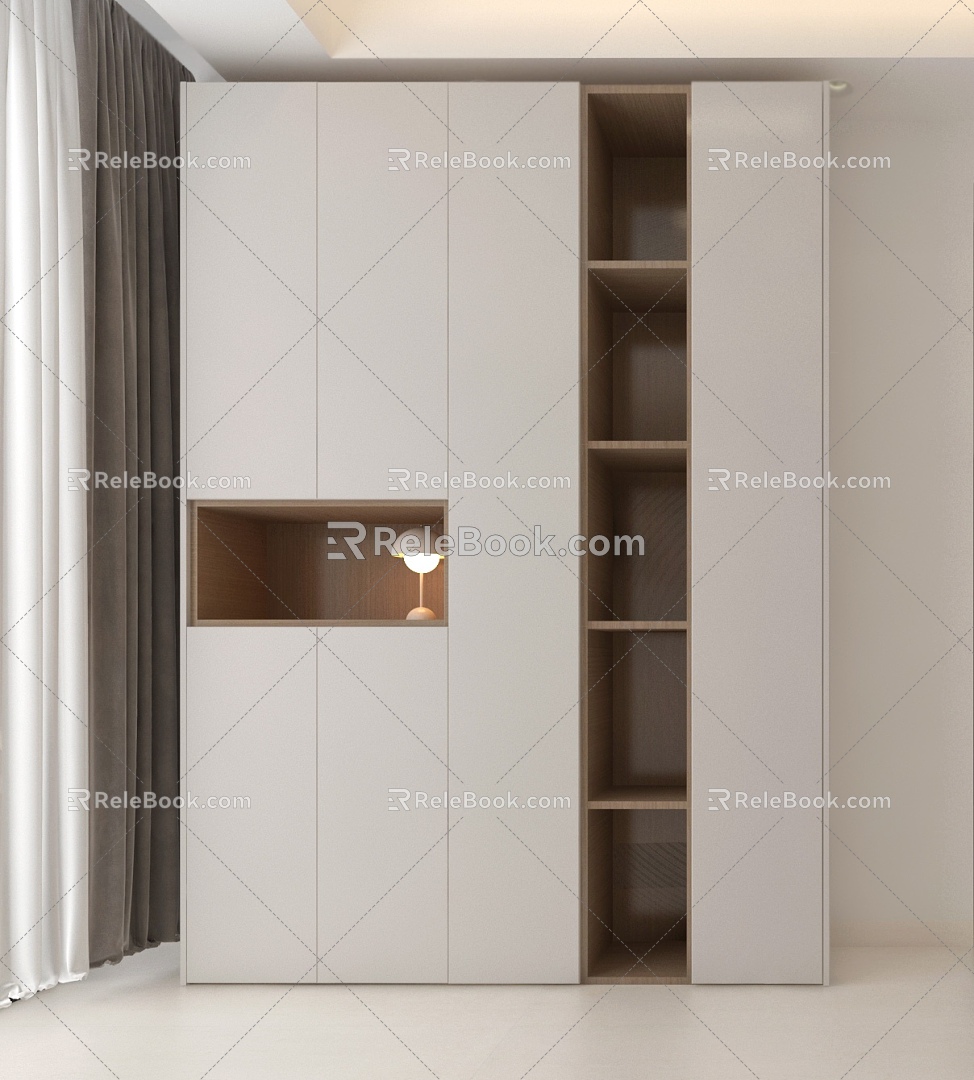 Decorative Cabinet Shoe Cabinet 3d model